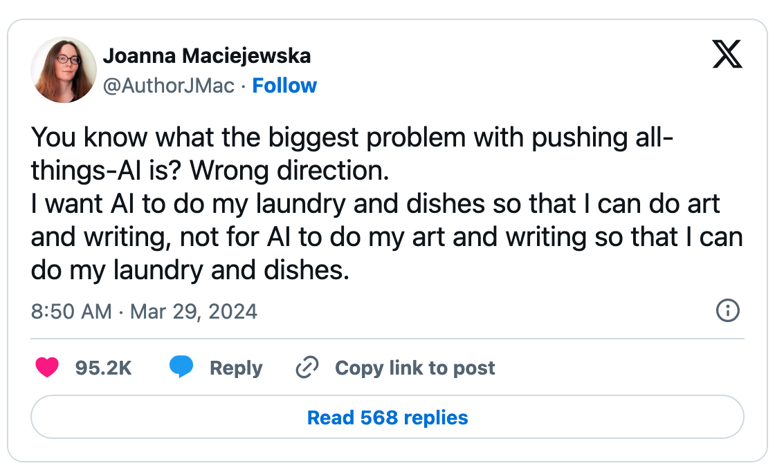 tweet da joanna lançando a braba)